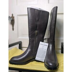 Amazon Essentials Women's Riding Boots Dark Brown Cowboy Size 6